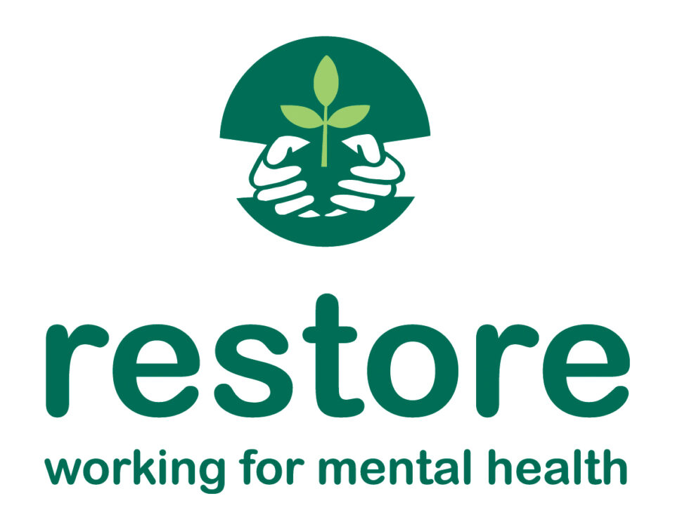 Restore RESTORE LOGO VERTICAL screen