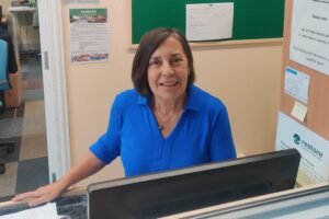 Reception volunteer